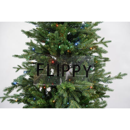 Brad Artificial de Craciun, Becuri led incluse in ramuri, pentru interior/exterior, inaltime 180 cm, diametru 128 cm, 1246 ramuri, Flippy, verde, suport metalic inclus-3