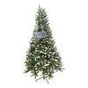 Brad Artificial bogat de Craciun, Flippy, 2.10 m inaltime, Verde, Pulverizat alb-tip zapada, Interior/ Exterior, 1266 ramuri-0