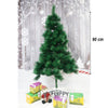 Brad artificial de Craciun tip pin, clasic, pentru interior/exterior, inaltime 90 cm, Flippy, verde, suport de plastic inclus-0