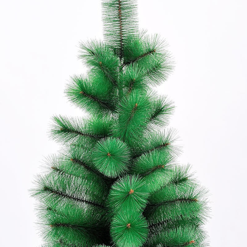 Brad artificial de Craciun tip pin, clasic, pentru interior/exterior, inaltime 90 cm, Flippy, verde, suport de plastic inclus-4