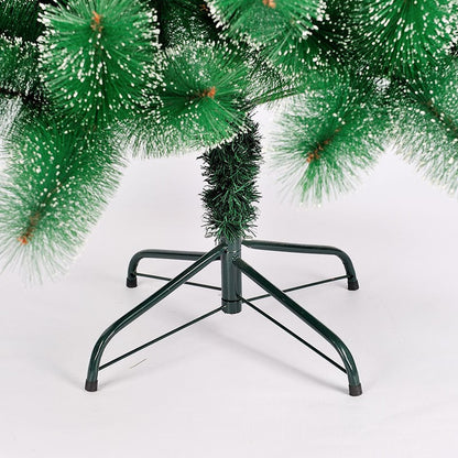 Brad artificial de Craciun tip pin nins, pentru interior/exterior, inaltime 120 cm, Flippy, verde, suport metalic inclus-6