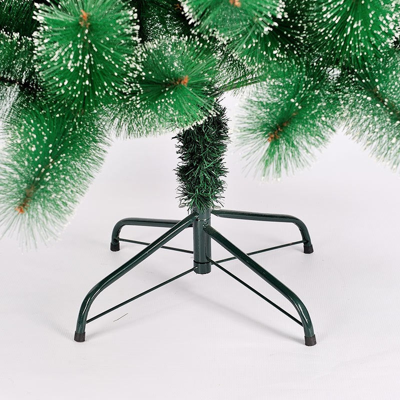 Brad artificial de Craciun tip pin nins, pentru interior/exterior, inaltime 180 cm, Flippy, verde, suport metalic inclus-3