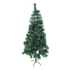 Brad artificial de Craciun tip pin nins, pentru interior/exterior, inaltime 210 cm, Flippy, verde, suport metalic inclus-0