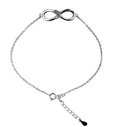Bratara Argint 925, Infinit cu Fluture-2