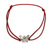 Bratara Snur Reglabil, Argint 925, Fluture Cu Pietre, Jolie Silver, 0.6 g, 1.5 cm x 1 cm-0