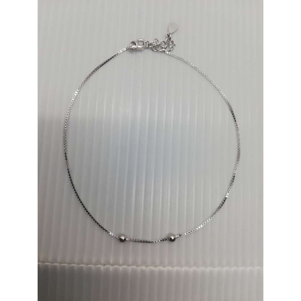 Bratara din Argint 925, model pentru picior reglabila-2