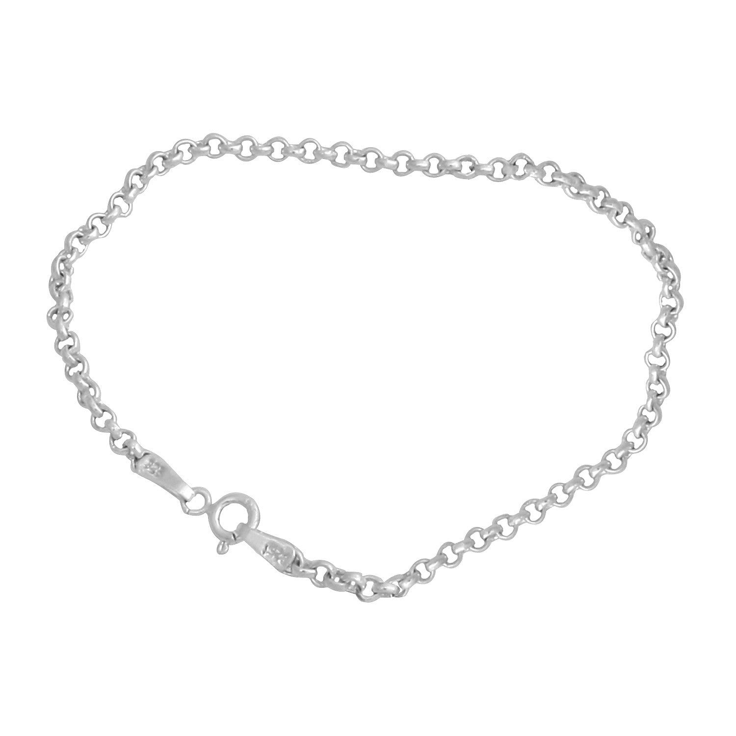 Bratara din Argint 925 Unisex cu Zale Rotunde-0