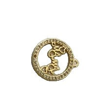 Bratara Placata cu Aur 24K Mama in Cerc-0