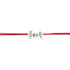 Bratara Snur Reglabil, Argint 925, Familie cu 2 copii, Jolie Silver, 0.9 g, 20 x 10 mm-0