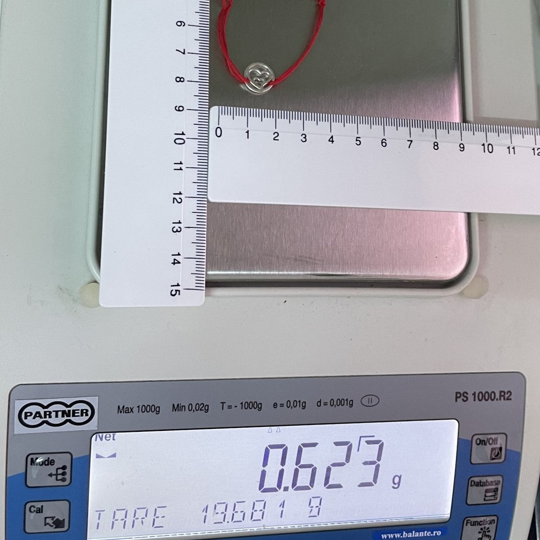 Bratara Snur Reglabil, Argint 925, Inimi in Cerc, Jolie Silver, 0.6 g, 1 cm x 1 cm-3