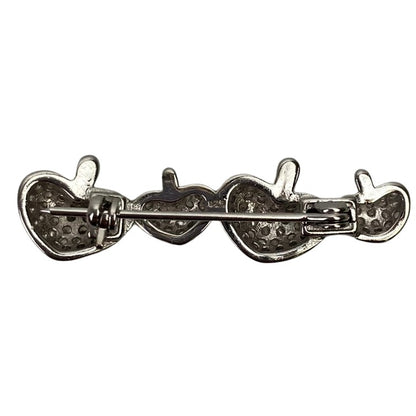 Brosa Argint 925 4 Inimi-1
