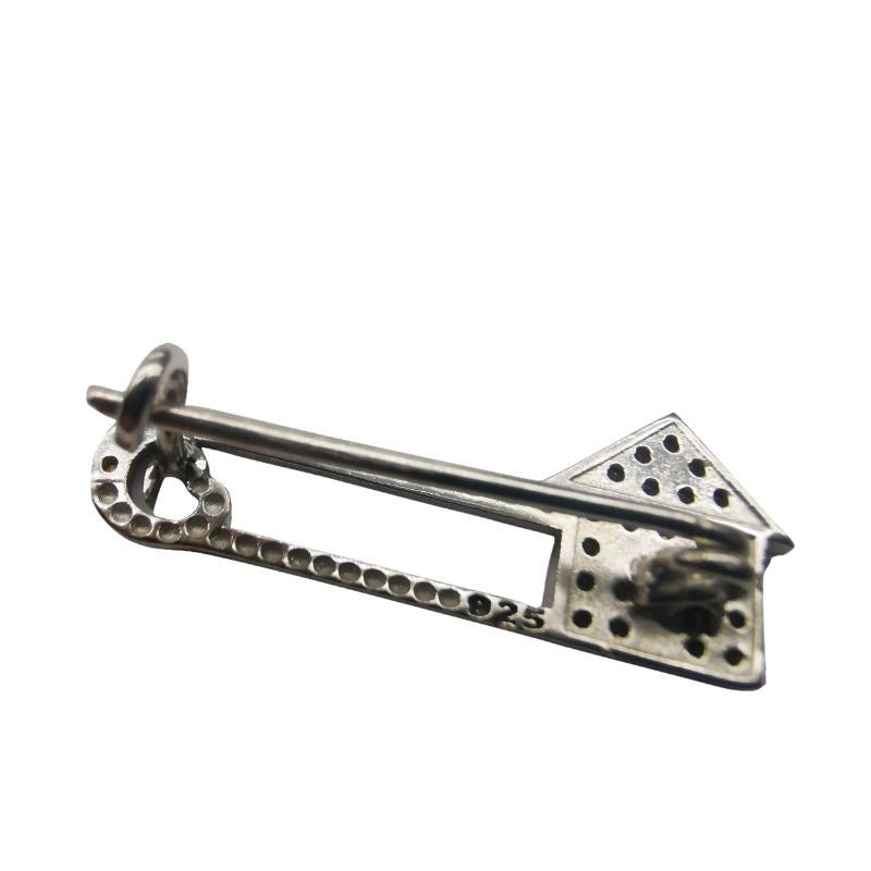 Brosa Argint 925 Casuta Iubirii-2