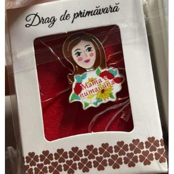 Brosa Mica in Cutie Jolie model Mama e numai una-0