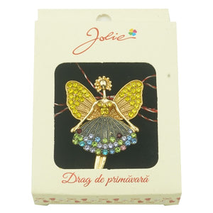 Brosa Multicolora Jolie model Balerina cu Aripi-0