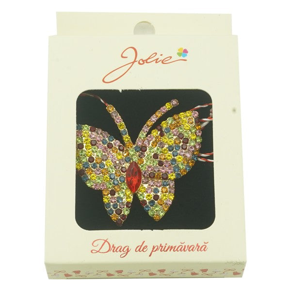 Brosa Multicolora Jolie model Fluture-0