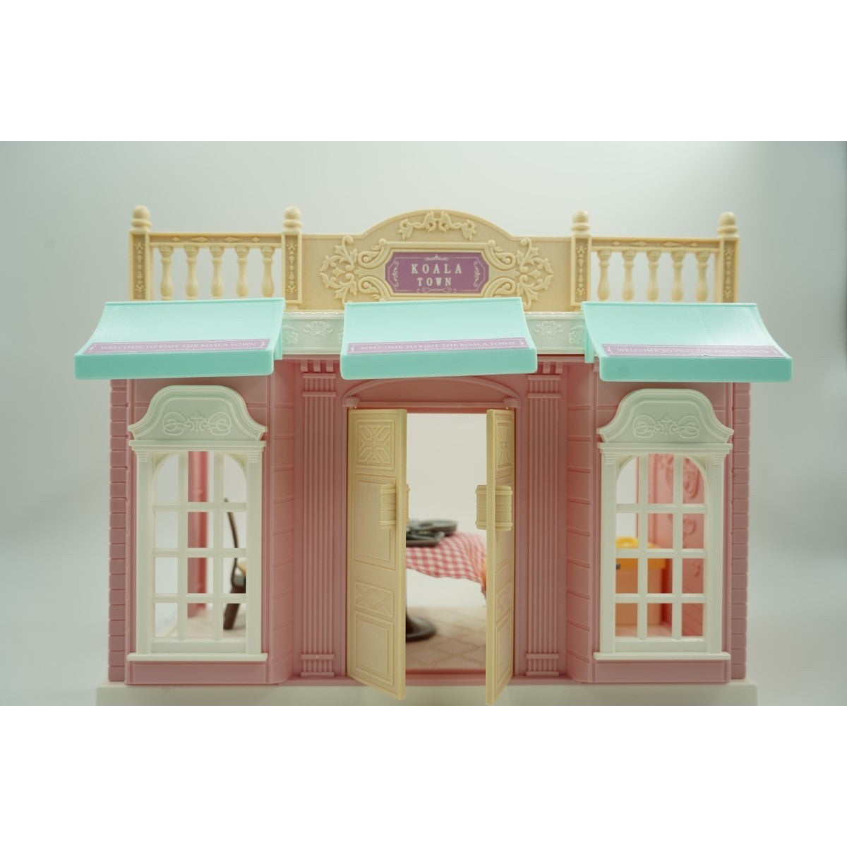 Bucatarie pentru papusi cu mobilier si figurina-6