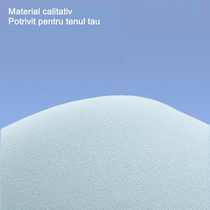Burete de Machiaj Triunghi Flippy, Reutilizabili, Utilizare Umeda sau Uscata, 5.5 x 5.5 x 0.9 cm, Powder Puff, Albastru-1