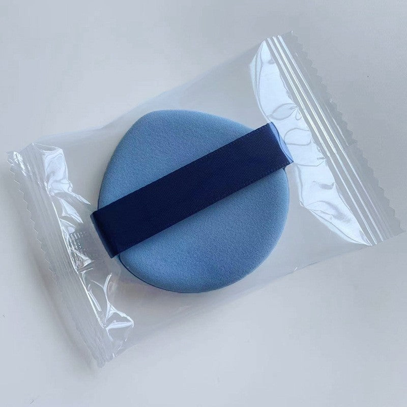 Burete de Machiaj Triunghi Flippy, Reutilizabili, Utilizare Umeda sau Uscata, 5.5 x 5.5 x 0.9 cm, Powder Puff, Albastru-4