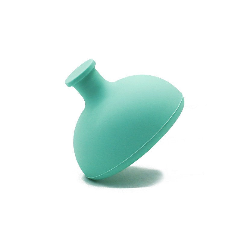 Sputa din silicon pentru sugari si copii mici, Flippy, dispozitiv de eructare, cupa pentru terapie toracica, 7.5x6 cm, Verde-0