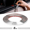 Rola Ornament autoadeziv, 8mm x 15m, culoare Crom SILVER-0