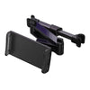 Suport auto pentru telefon si tableta, DSJ, montare pe tetiera, rotire 360°, ajustabil 110-190mm, ABS
