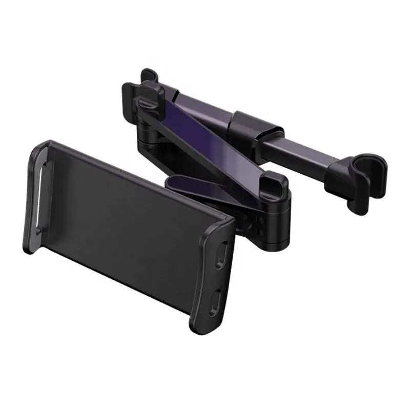 Suport auto pentru telefon si tableta, DSJ, montare pe tetiera, rotire 360°, ajustabil 110-190mm, ABS