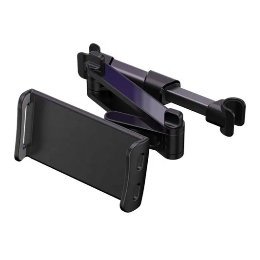 Suport auto pentru telefon si tableta, DSJ, montare pe tetiera, rotire 360°, ajustabil 110-190mm, ABS