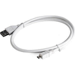 Cablu Date/Incarcare micro USB Fast Charging 5A 1m Alb-0