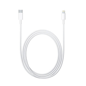 Cablu de date si de incarcare Apple, USB Tip-C-Lightning, 1 metru, Flippy, Alb-0