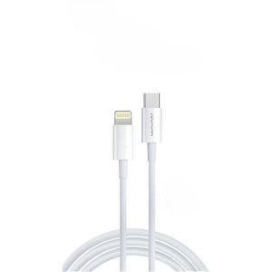 Cablu De Date USB Type-C la iPhone Flippy WUW-X181 20W 1 m, Alb-0