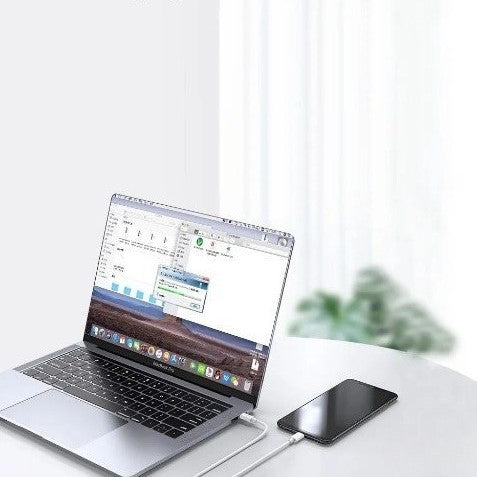 Cablu De Date USB Type-C la iPhone Flippy WUW-X181 20W 1 m, Alb-3