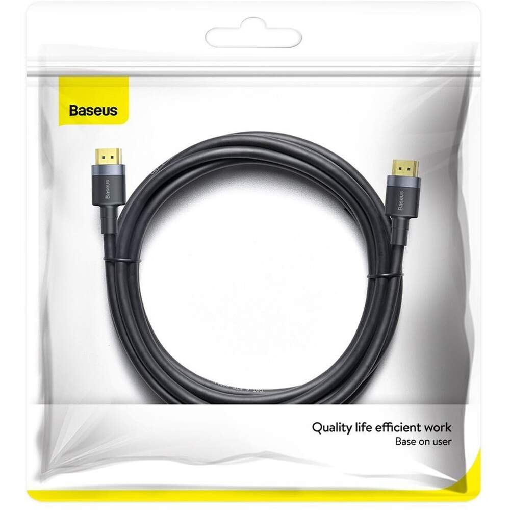 Cablu Baseus, HDMI - HDMI, 3m, gri