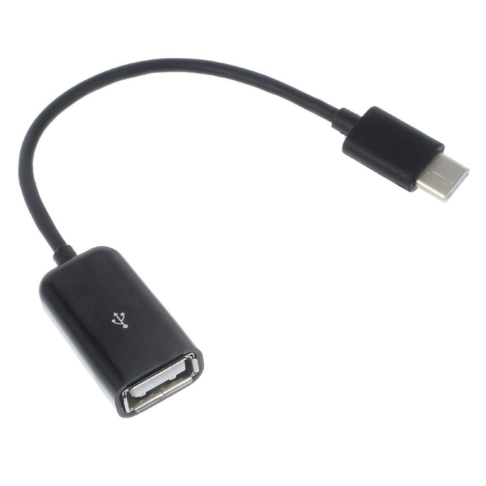 Cablu OTG USB 3.1 USB Type-C to USB A 18 cm Flippy, Alb-1