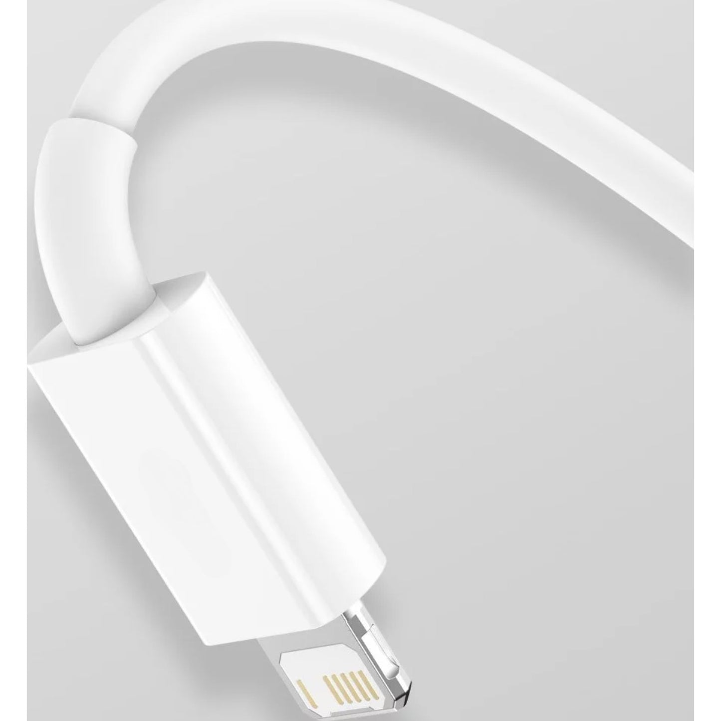 Cablu USB 3in1 Flippy SX - 21, USB la micro USB/USB-C/compatibil iphone, 3A, 1.2m (alb)-4