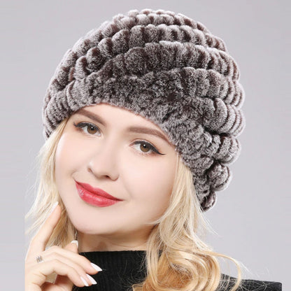 Caciula Premium Eleganta din Blanita Calduroasa de Iarna