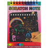 Caiet cu fise razuibile Flippy, DIY Magic Scratch, 12 File, Curcubeu, Creion din Lemn, Cartonase negre, 14 x 10 cm, rosu-0