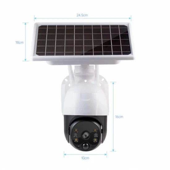 Camera de supraveghere cu panou solar, Wifi, Senzor de Miscare, 1080p, Jortan JT-8181XM