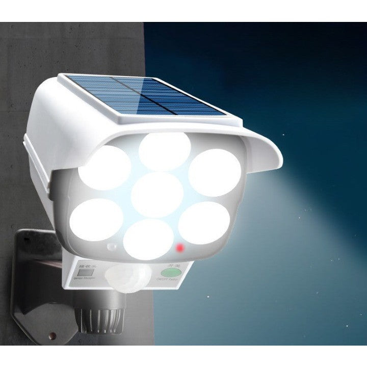 Camera de supraveghere falsa, incarcare solara, 77 LED-uri, senzor de miscare, Flippy-2