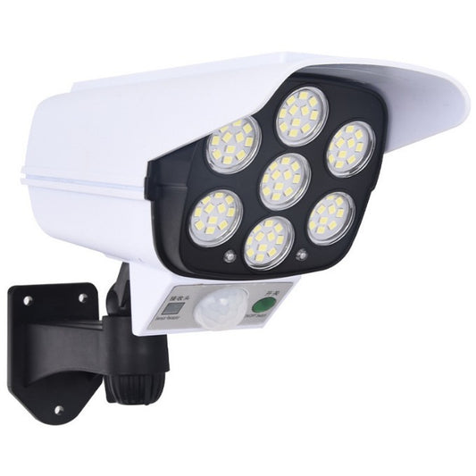 Camera de supraveghere falsa, incarcare solara, 77 LED-uri, senzor de miscare, Flippy-0