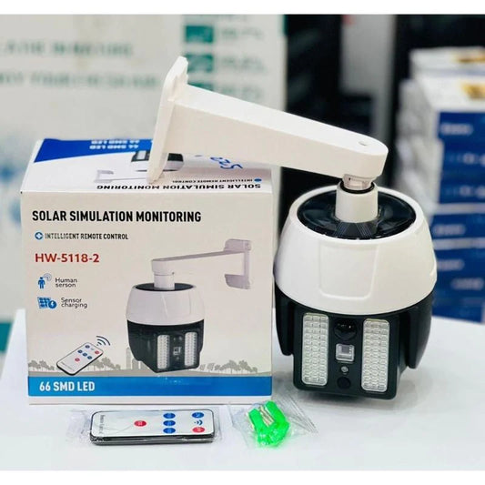 Lampa Solara Tip Cameră De Securitate Falsă Cu Senzor De Mișcare