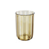 Cana de Apa pentru Clatit, Flippy, pentru Periuta de Dinti, 200 ml, 10.4 x 7.3 cm, Maro Transparent-0