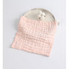 Prosop Absorbant din Bumbac pentru Bebelusi, Flippy, 30x30 cm, Sase Straturi, Roz-0