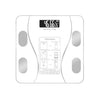 Cantar Electronic Inteligent De Baie Flippy Cu Aplicatie Smart, Corporal, Ecran Digital Iluminat, Termometru, Suporta Maxim 180 Kg, 26 x 26 cm, Baterii, Alb-0
