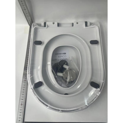 Capac de Toaleta cu Reductie 2 in 1, Flippy, pentru Copii si Adulti, Coborare Lenta si Silentioasa, Instalare Usoara, din PP5 , in Forma de O, Alb-5