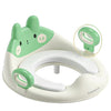Capac WC cu Reductie, Flippy, pentru Copii, cu Manere, Model Ursulet, Plastic Durabil, Verde-0