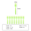 Set 10 Furculite de Unica Folosinta, Flippy, 15.5x2.5 cm, verde-0