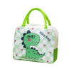 Geanta Termica pentru Pranz pentru Copii, Flippy, 23x13x19 cm, Izolanta, Folie de Aluminiu, Model Animat Dinozaur, Verde-0