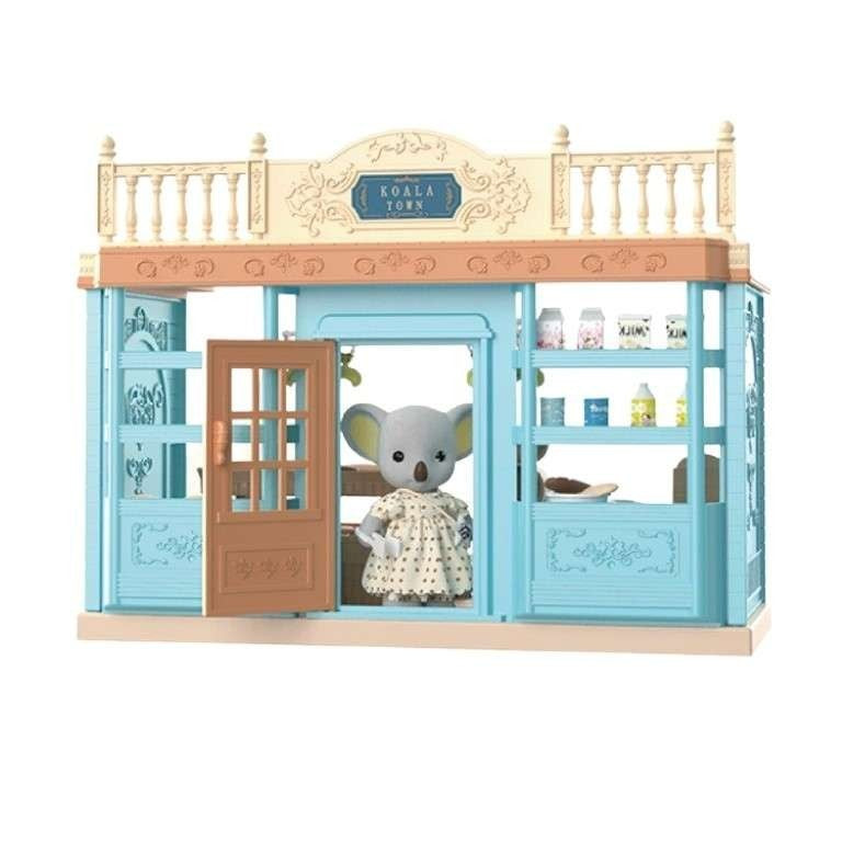 Casa de papusi cu figurine si mobilier, brutarie-2