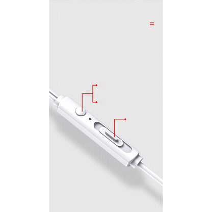 Casti Audio Stereo In-Ear, cu Microfon si cu Port Jack 3,5 mm, 1m,telecomanda pentru apeluri/volum,  Flippy Rock ES05 Blister, Alb-7