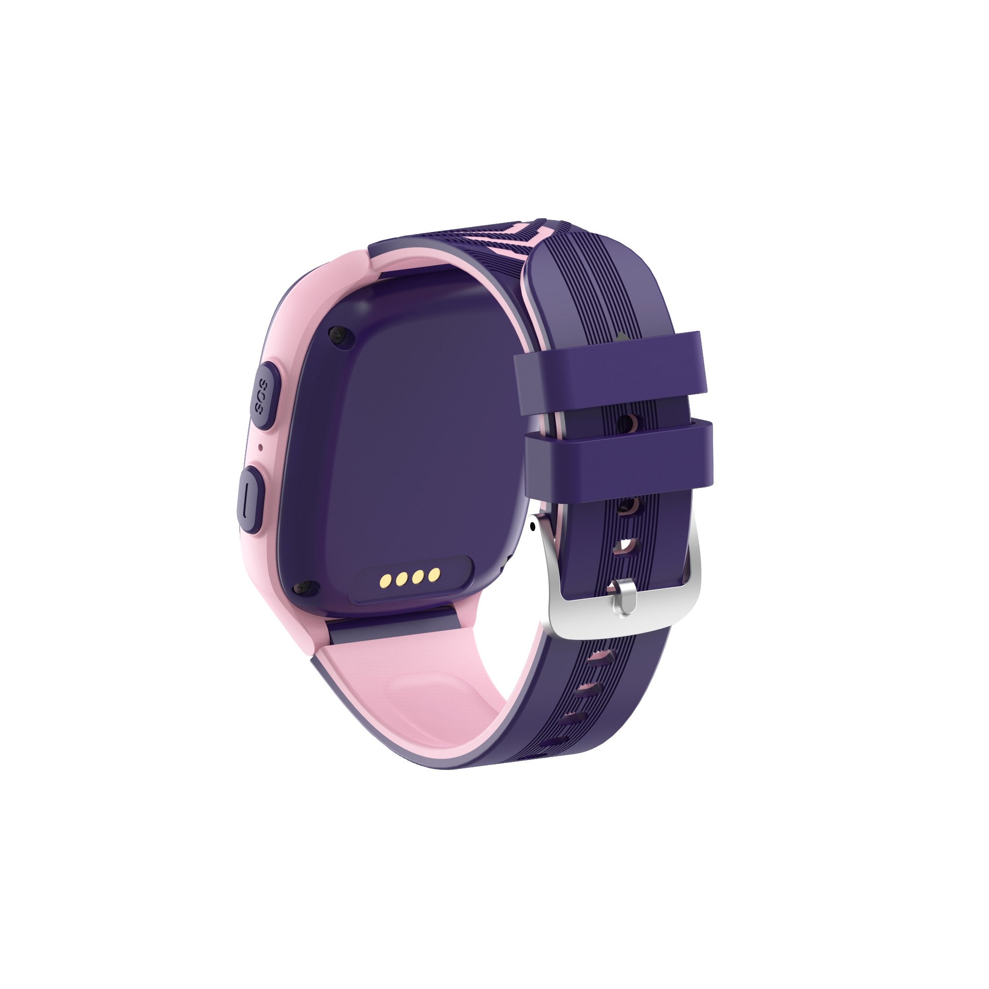 Ceas Smartwatch Flippy, Pentru Copii, LT31E-4G cu Functie Telefon, Localizare GPS, Istoric Traseu, Apel de Monitorizare, Camera, Mov/Roz-1